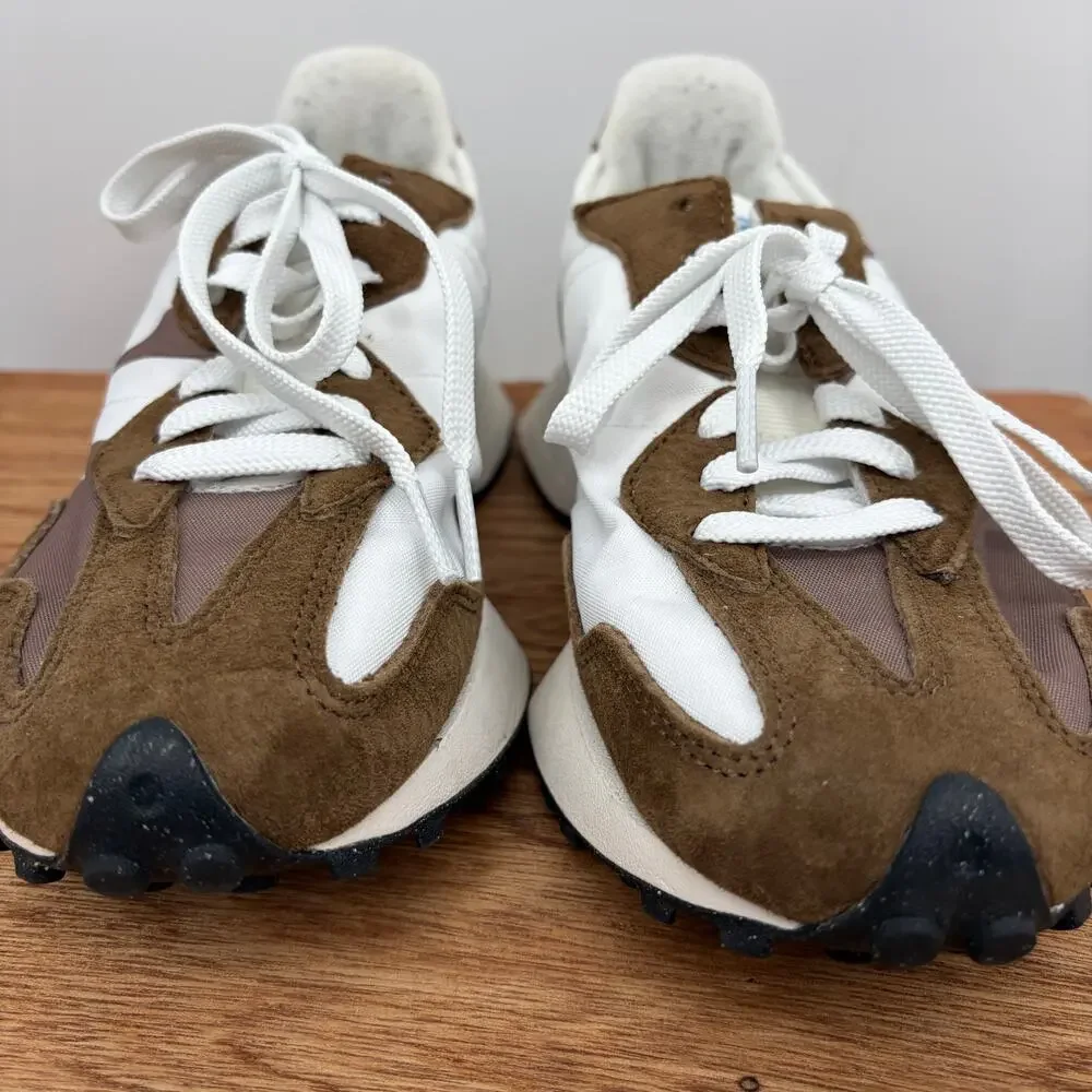 New Balance 327 'Dark Earth Mushroom' Sneakers Model U327LG Men's 5/Women's 6.5 - Picture 2 of 9